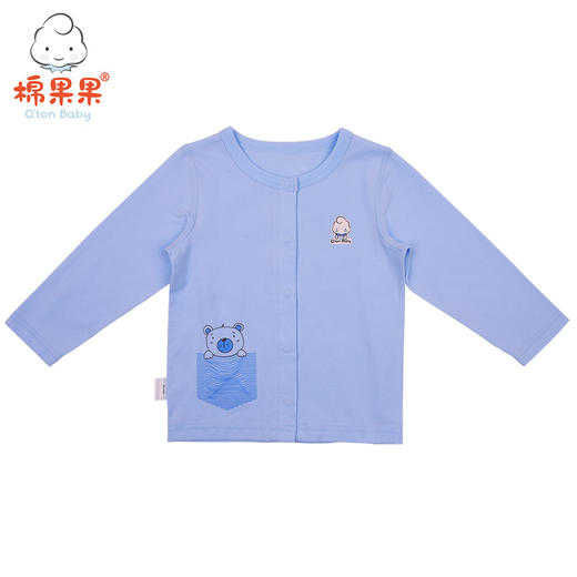 棉果果春秋家居春秋款男童女童   内衣对开T恤M501141219034 商品图2