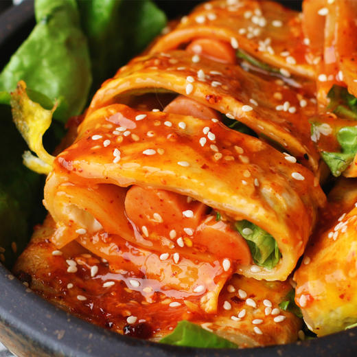 【40片家庭分享装】东北笨磨坊哈尔滨多口味烤冷面600g*4 商品图0