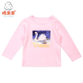 棉果果春秋款女童 套头T恤M122140219073