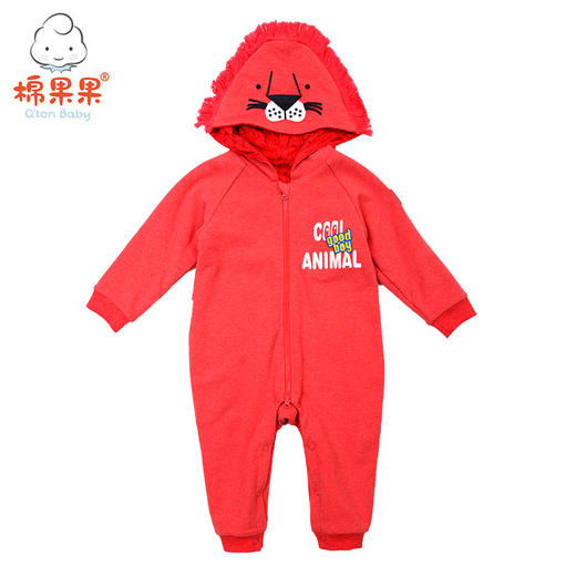 棉果果春秋款男童 对开连体衣连身衣哈衣M112722219067 商品图1