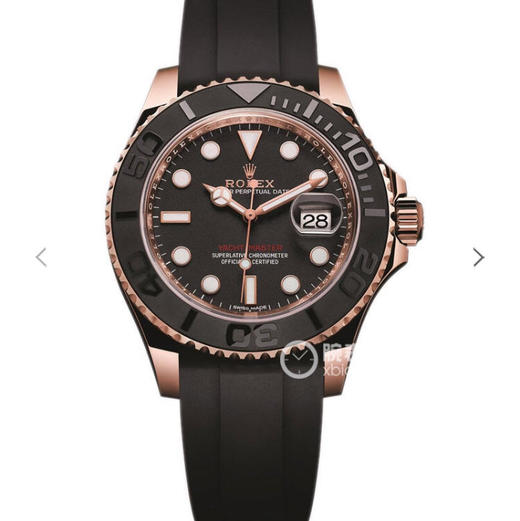 DJ劳力士游艇系列116655（YM玫瑰金陶瓷圈胶带版）市面上的复刻版本 原版1:1开模，男士腕表，自动机械机芯，密底。 商品图0