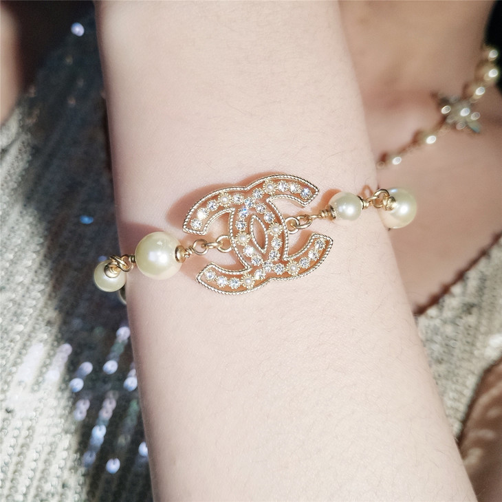 编码chx55220,香奈儿新款双c珍珠项链 - 樱桃珠宝jewelry