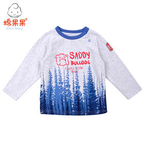 棉果果春秋款男童 套头T恤M112140219056
