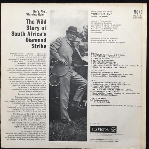 LP黑胶唱片 《金伯利的吉姆》电影音乐原声 吉姆.里夫斯录制 商品图1