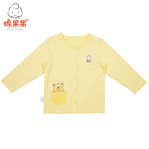 棉果果春秋家居春秋款男童女童   内衣对开T恤M501141219034 商品图3