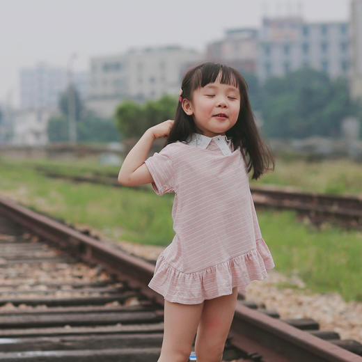 QZ ZBX057 女童针织连衣裙 商品图3