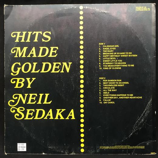 LP黑胶唱片 尼尔·萨达卡流行乐黄金精选 商品图1