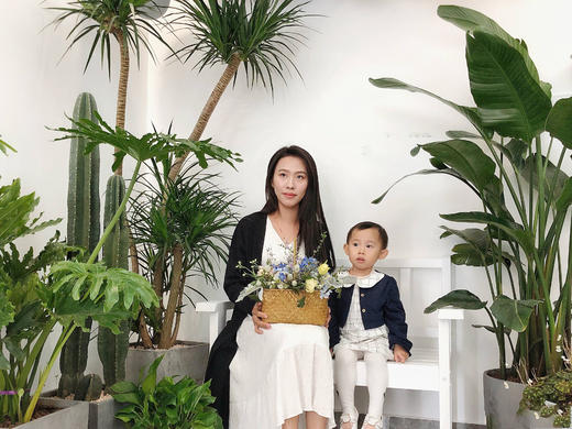 花艺沙龙手提花篮款《夏天的风》 商品图1