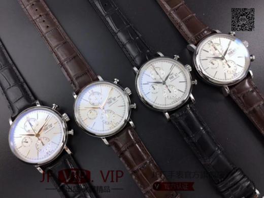 ZF万国柏涛菲诺系列多功能计时码表儒雅登场，修正市面之前所有版本的任何不足，优雅步调，姗姗来迟。男士腕表，皮表带，自动 商品图10