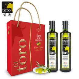 Z| EL TORO滔利特级初榨橄榄油  500ml*2礼盒装 西班牙原瓶进口（普通快递）