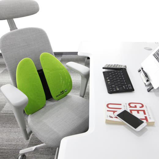 米乔人体工学靠腰垫 靠背垫 车/家两用 缓解腰酸背疼经典款 商品图4