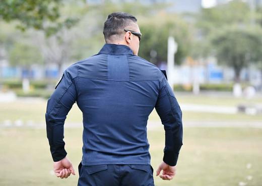 春秋蛙服-长袖上衣-高弹力-藏蓝色 商品图2