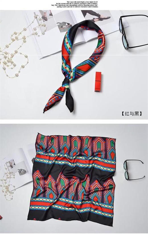 nnappa时尚百变小方巾SC3207 商品图3