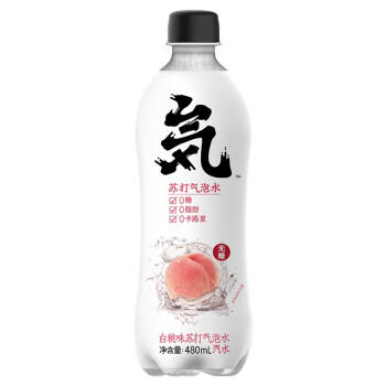 元气森林 白桃味 气泡水 480ml*15瓶 商品图0