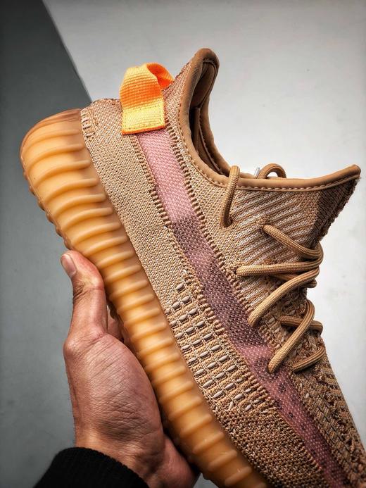 男女鞋 阿迪yeezy boost 350 v2 - clay 美洲限定 珊瑚橙椰子鞋