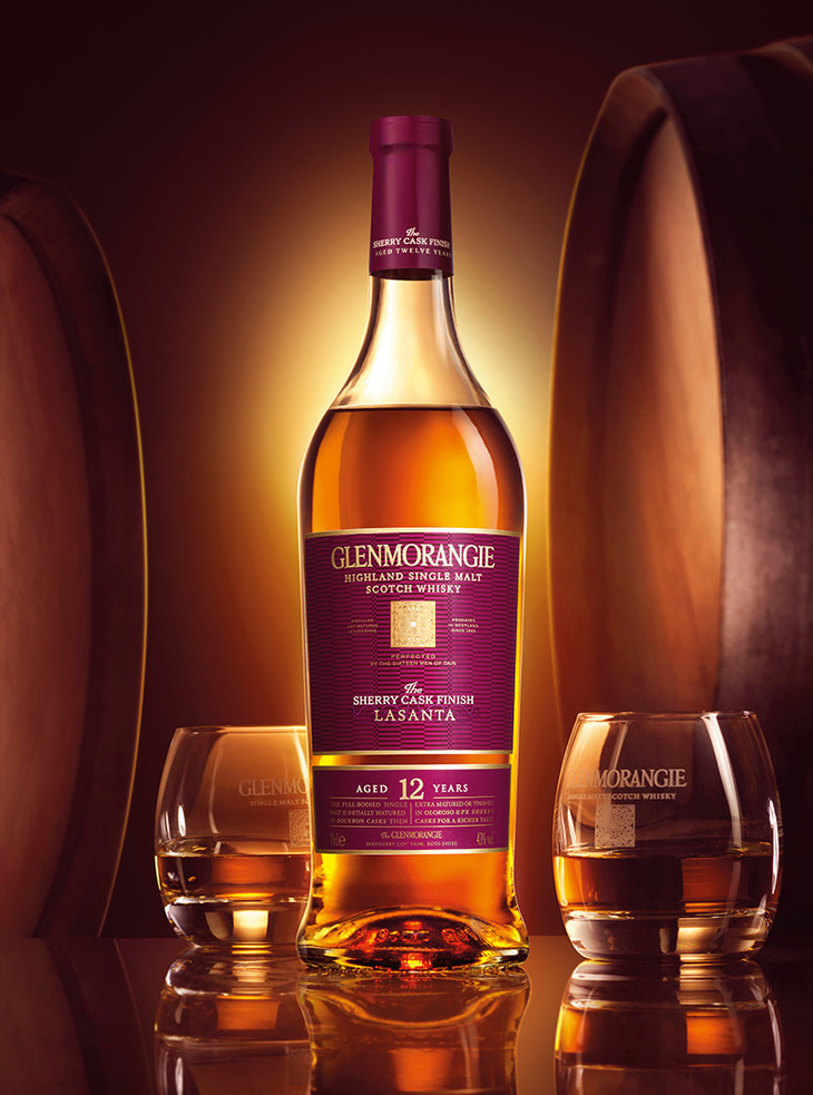 格兰杰glenmorangie雪莉酒桶陈酿高地单一麦芽威士忌700ml