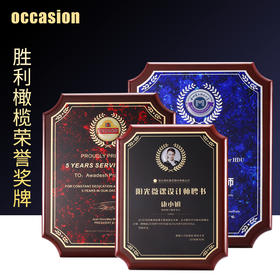 木质奖牌定制金属授权牌定做高档颁奖代理牌匾加盟商荣誉证书制作