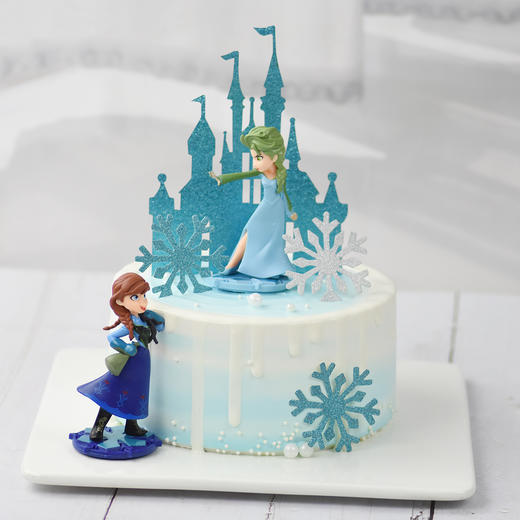【冰雪奇缘】奶油水果  儿童造型蛋糕 商品图2