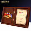 可合页木质证书奖牌定制定做徽章金属授权牌高档创意加盟荣誉牌匾 商品缩略图1