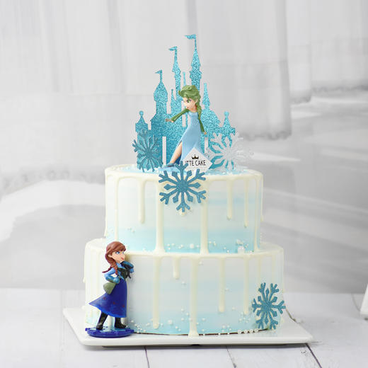 【冰雪奇缘】奶油水果  儿童造型蛋糕 商品图1