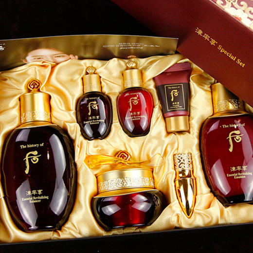 Whoo后津率享红华凝香水乳霜套装 后津率享三件套免税带精华27年新款 滋润保湿女神节礼物 商品图4