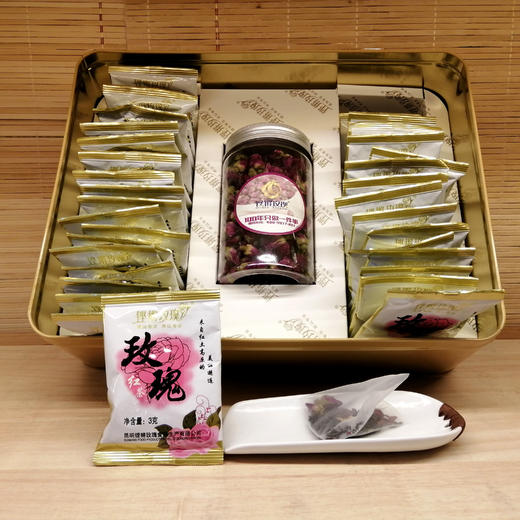 铿锵玫瑰 玫瑰红茶 3克*36袋 盒装 商品图1