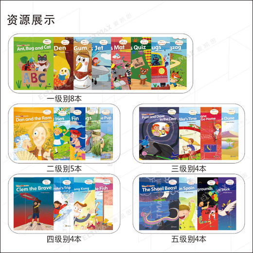 phonics fun readers 1/2/3/4/5绘本配套efl phonics自然拼读教材 商品图4