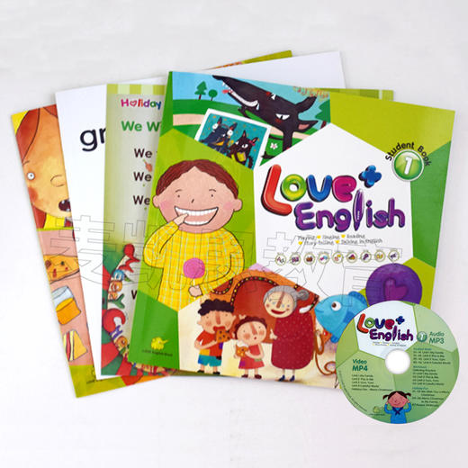 台湾幼儿英语 love+english1/2/3/4/5/6教材点读版幼儿园启蒙教材 商品图3