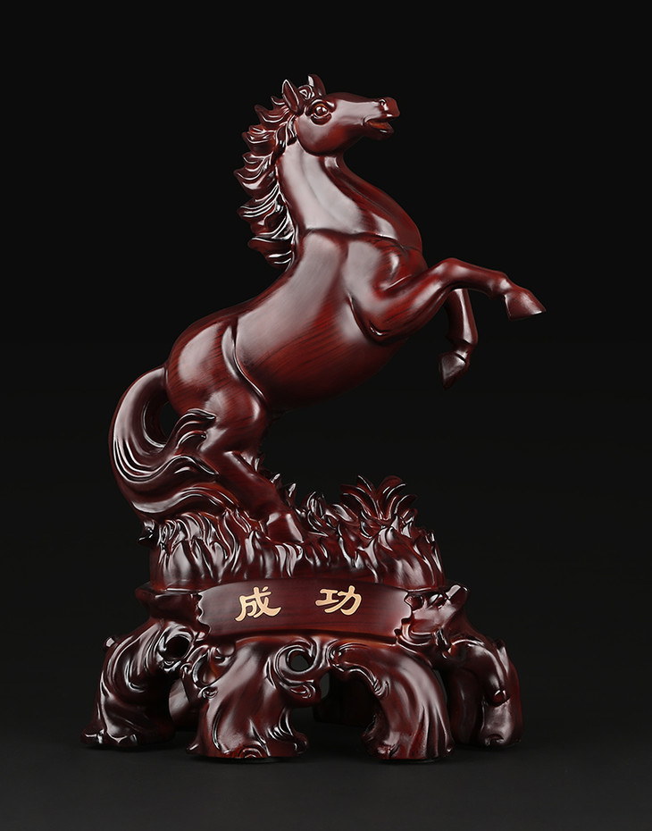 好运吉品马到成功招财摆件开运旺学业旺事业