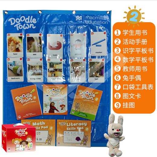 麦克米伦幼儿英语Doodle town N/1/2/3教材 涂鸦小镇 原版进口 商品图2