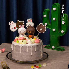 超好吃夹心水果蛋糕-布朗熊可妮兔上线啦！，可选1.5/2.5/3.5磅（广州)