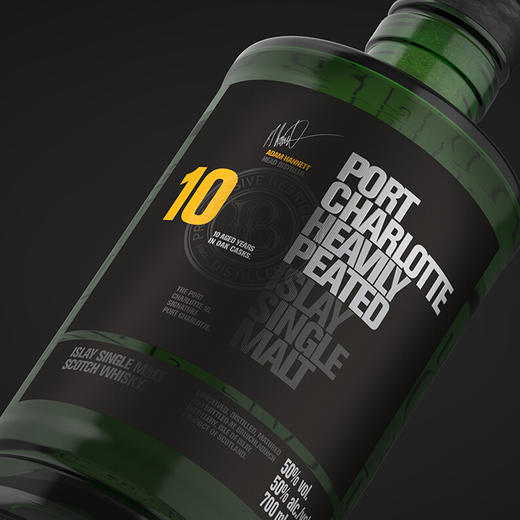 布赫拉迪（Bruichladdich）700ml 波夏擢跃十年单一麦芽苏格兰威士忌 商品图1