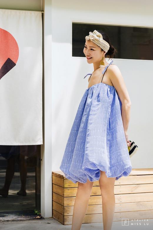 AtelierMissLu / Elsa-冰雪蓝蓬蓬吊带裙 商品图1