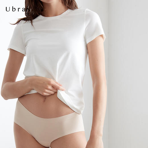 Ubras自然而然系列 无痕小白T恤 商品图2