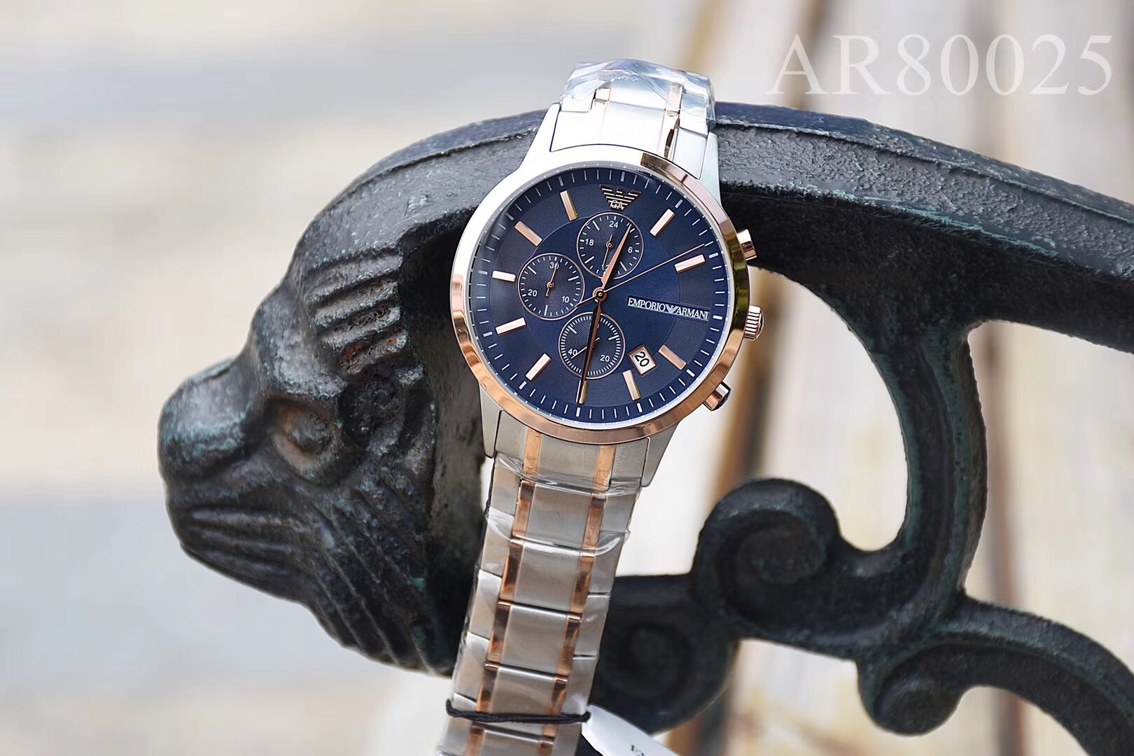 原单 阿玛尼armani ar80025 机芯:进口计时石英机芯表壳:316l精钢