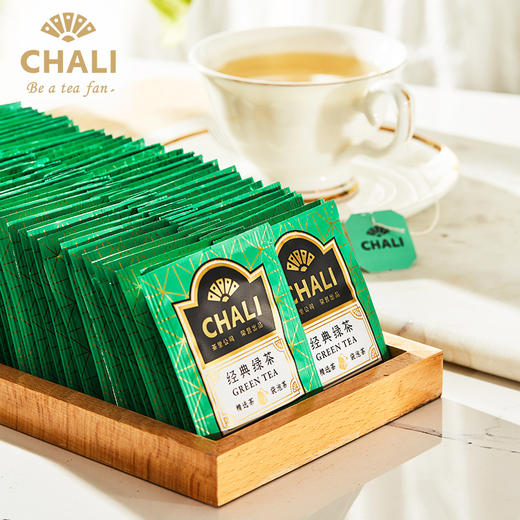 CHALI茶里 | 绿茶茶包袋泡茶，酒店客房餐饮用茶 100包独立包装 推荐 商品图0