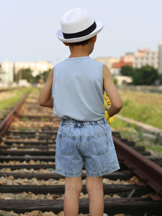 KZZBX063 牛仔短裤  80-120 商品图4