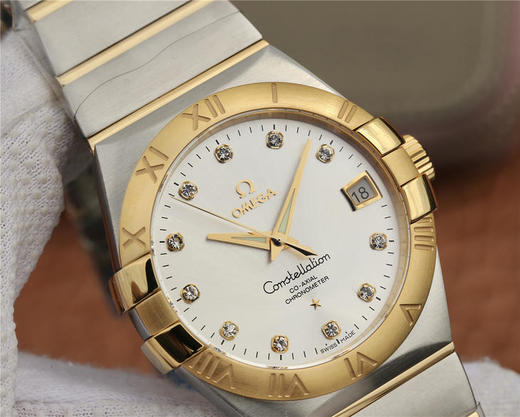 3S欧米茄双鹰星座系列，男款 8500同轴机芯机械 瑞士质量100% 蓝宝石玻璃背透设计，尺寸男38MM。 商品图2