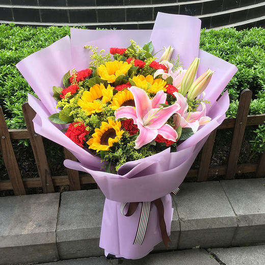 花束送男友朋友爸爸父亲节长辈闺蜜生日节日祝福毕业感谢老师谢师恩