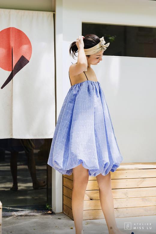 AtelierMissLu / Elsa-冰雪蓝蓬蓬吊带裙 商品图6