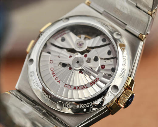 3S欧米茄双鹰星座系列，男款 8500同轴机芯机械 瑞士质量100% 蓝宝石玻璃背透设计，尺寸男38MM。 商品图4