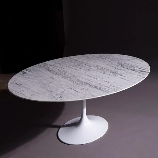 伽罗 JALO 大理石椭圆餐桌 商品图0