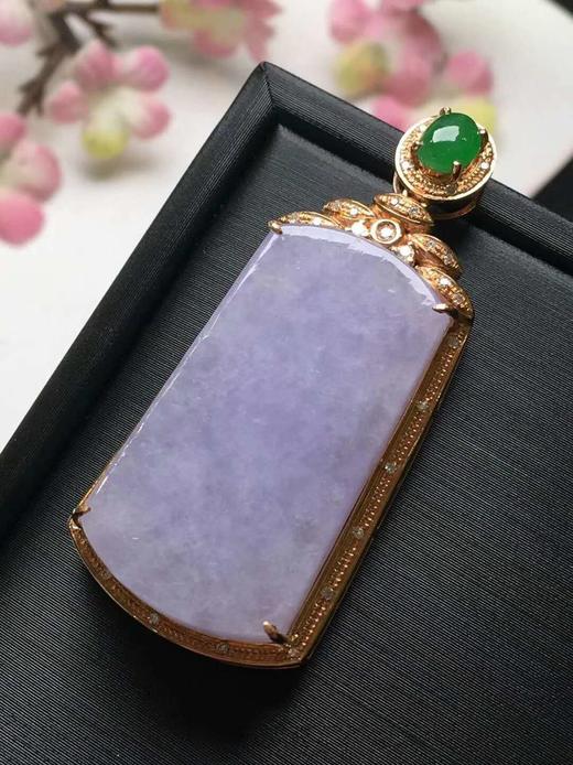 紫罗兰平安无事牌吊坠 商品图1