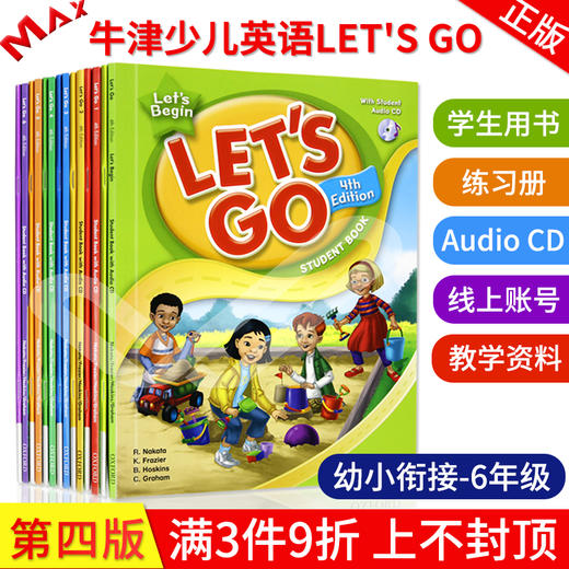 牛津let's go 牛津少儿英语let's go第四版 begin1/2/3/4/5/6教材 商品图1