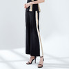 EITIE爱特爱女装夏季宽松薄款显瘦拼色垂感直筒休闲长裤5905621 商品缩略图2