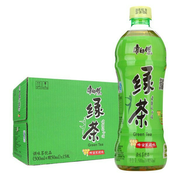 【批发】康师傅绿茶500ml/瓶×15瓶/箱