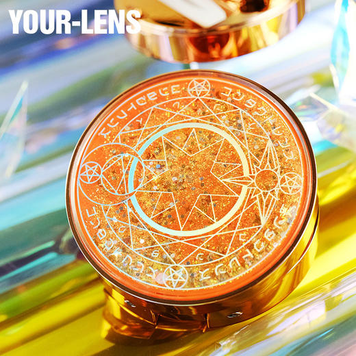 魔法阵流沙电镀高级隐形眼镜伴侣盒 商品图0