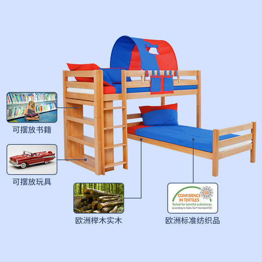 儿童房家具--高低床儿童床 商品图2