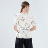 EITIE爱特爱女装夏季新款收腰显瘦短袖时尚波点小上衣女B1913252 商品缩略图3