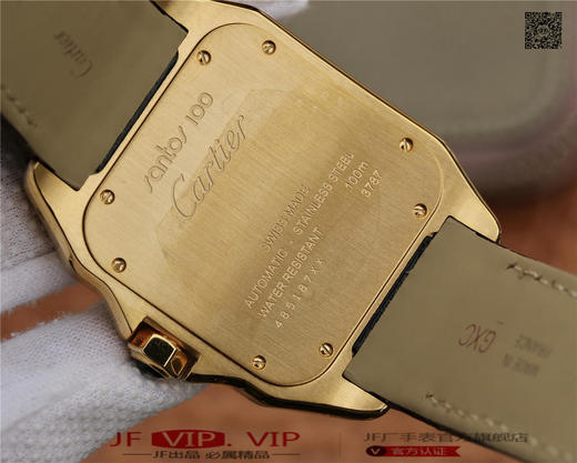 RB卡地亚山度士黑骑士，间玫瑰金，间钛圈，直径38mm 商品图7